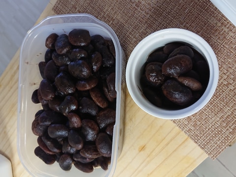 紫花豆の低糖質煮